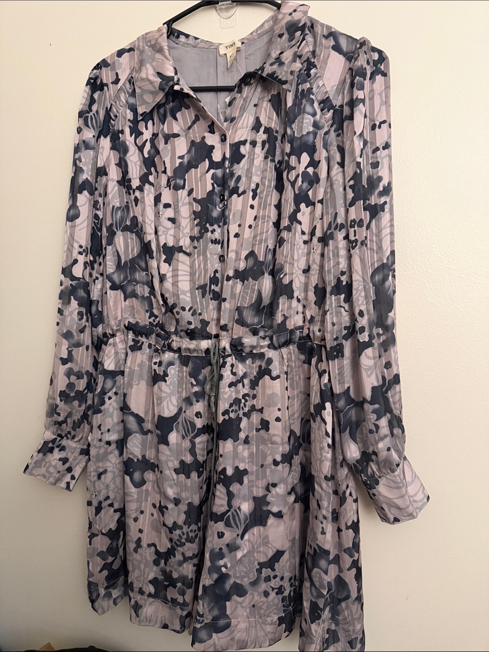 Tiny Anthropologie Aurora Printed Romper Womens Size xs